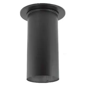 M&G DuraVent 114991 8 x 14 in. DuraVent DuraBlack Slip Connector with Trim - Black