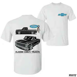 Chevrolet Cheyenne 1972 Truck 2 Sided T-shirt, Retro Lowrider Graphic Tee, Classic Pickup Street Style Shirt, Gift For Chevy Truck Lovers, Gift For Him