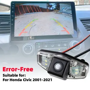 Error Free Car Rear View Backup Camera, for 2001-2021 for HONDA Civic (7th/8th/9th Gen) Sedan/Hatchback | Not Fit DX Model, Universal Reverse Parking Aid