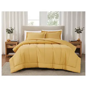 Brooklyn Loom Solid Cotton Percale King 3-PieceComforter Set Brooklyn Loom Solid Cotton Percale King 3-PieceComforter Set