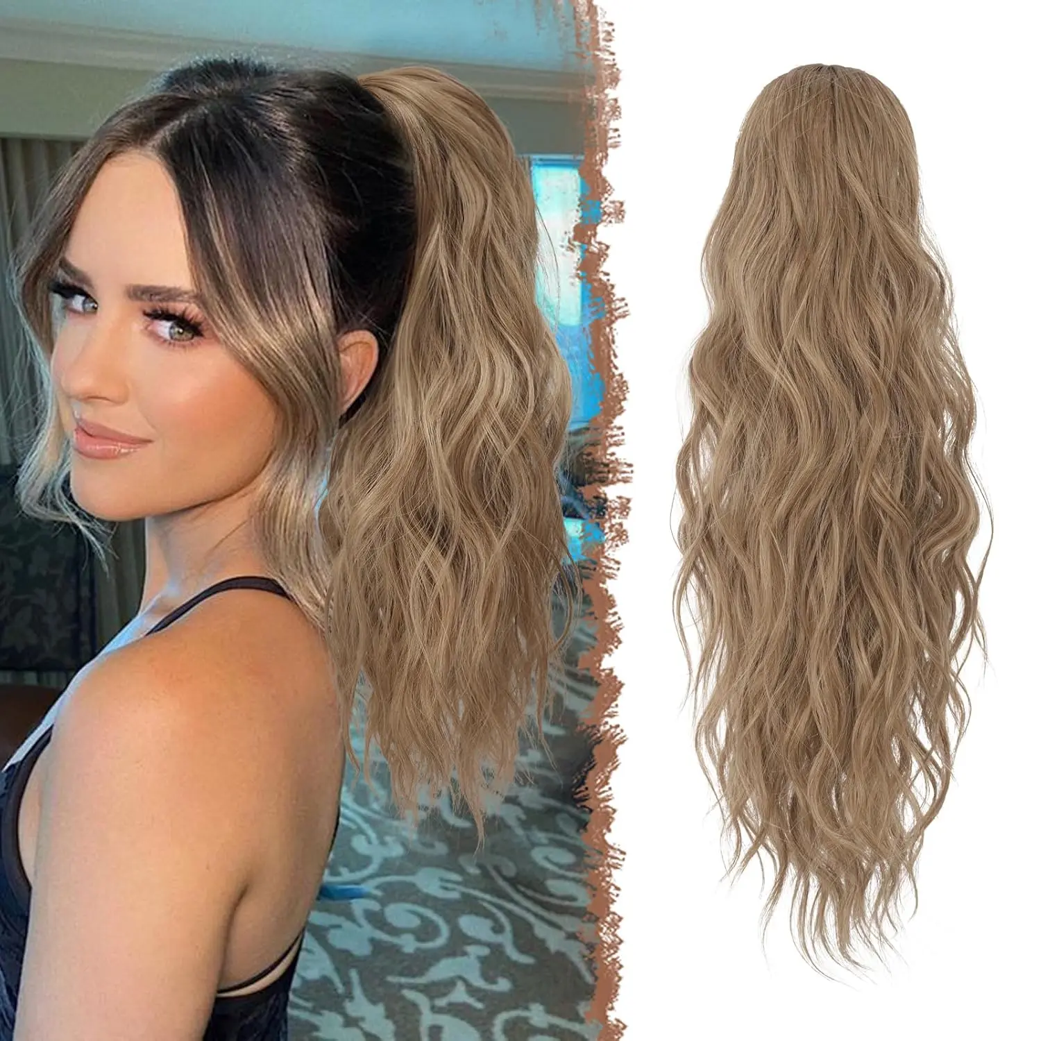 12/24# Light Brown Mixed Natural Blonde