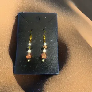 Orange earrings