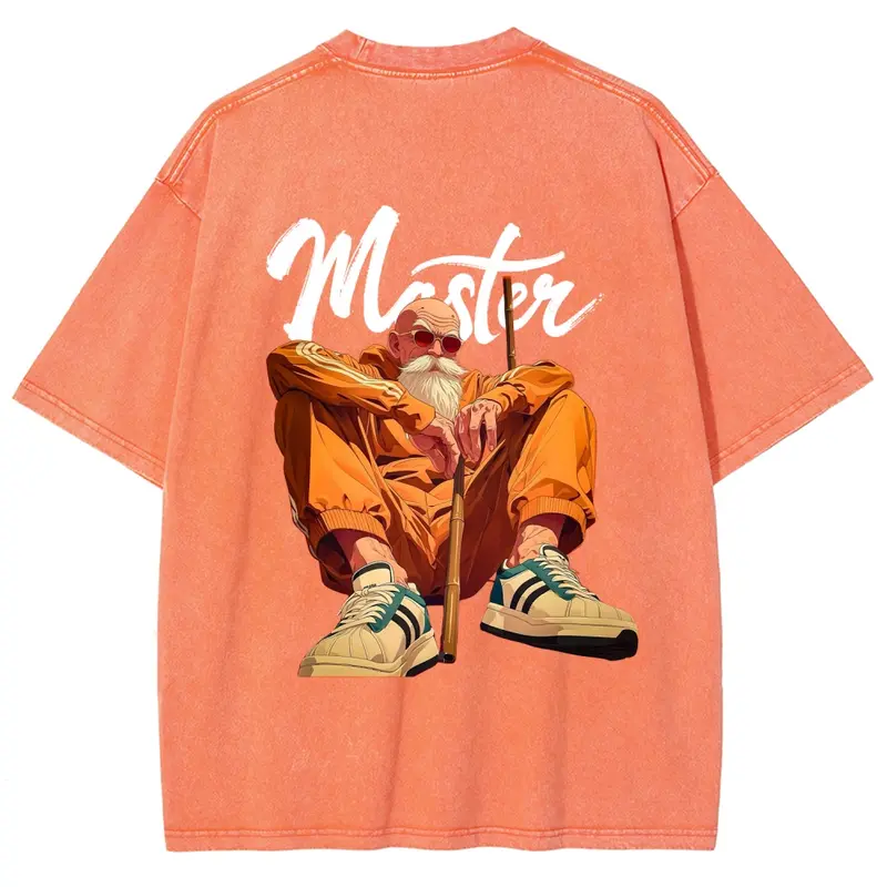 Anime Vintage Tee 90s Graphic Tees Men's T Shirts Graphic Tee T Shirts Funny Graphic Tee Good Graphic Washed Tees Men's Graphic Tees Streetwear Outfits Men Vacation Outfits Oversized Tshirt Men