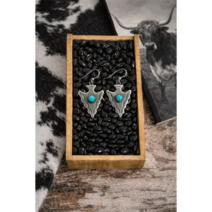 TURQUOISE ARROWHEAD EARRINGS