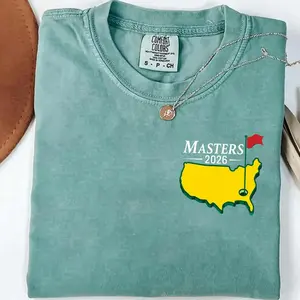 Comfort Colors Golf 2026 Inspired Graphic, Vintage Golf Fan Tee, Golf Lover Gift, Retro Golf Apparel Shirt for Women