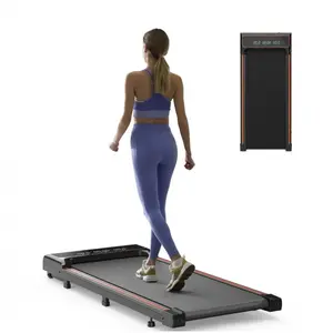 Portable treadmill, 2.5 horsepower portable treadmill, with remote control and LED display, for home/office use under-desk treadmill