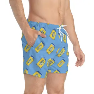Twisted Tea Beach Shorts, Men’s Swim Trunks Quick Dry Summer Swimwear for Vacation and Party Outfit