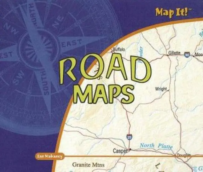 Used Road Maps Book - Ian F. Mahaney, Library Binding, English - Explore Road Map Fundamentals, Learn Navigation