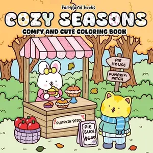 Cozy Seasons: Comfy and Cute Coloring Book for Kids and Adults -- Fairyland Books, Paperback