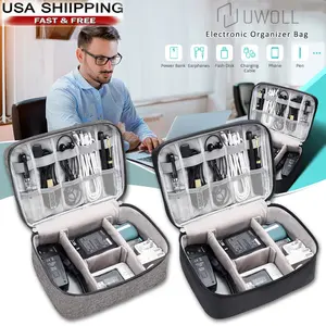 Digital Storage bag Portable Electronics Travel Organizer USB Cable Cases Gadget