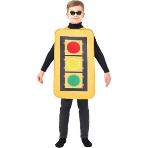 L-BN014   Traffic costume kids Unisex Halloween costume for kids Boys Girls Party Cosplay dress Up