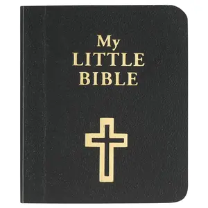 My Little Bible 2” Standard Edition - Selections of Key Verses From Every Book, Tiny Palm-size OT NT Scripture for Ministry Outreach, Classic 1769 KJV Text, 2" x 2.5”, Black   Paperback – Print, June 1, 2004
