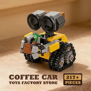 Space Mini Robot MOC Building Bricks Toys 217Pcs Tracked Bot Model Classic Movie Sci-Fi Blocks Dolls Kids Adult Christmas Gifts