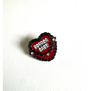 Horror Babe Cake Enamel Pin