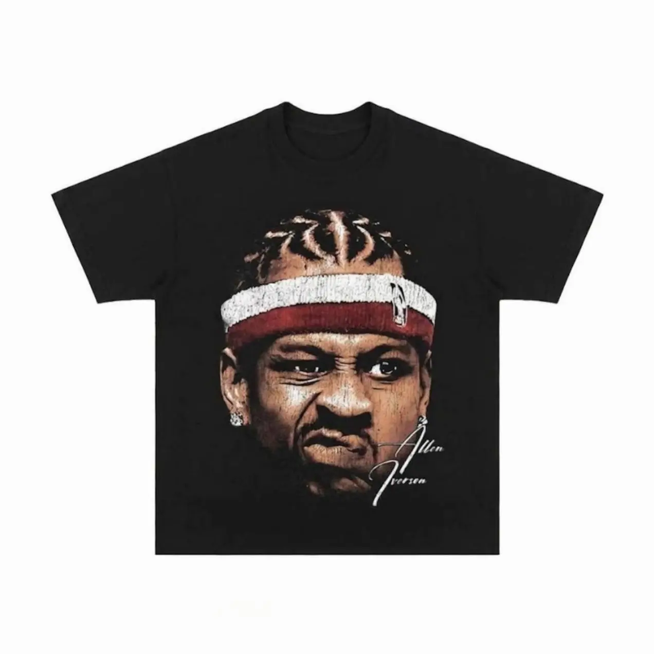 Adults and Youth Allen Iverson MVP Big Face Graphic T-Shirt, summer tee, vintage y2k, mens clothing, youth boys clothing, kids clothing