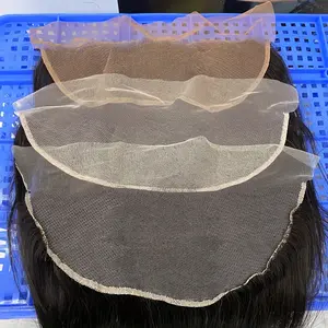 Fashion 13x4 Lace Frontal Closure Straight Human Hair Ear to Ear HD Lace Frontal Closure Part Brazilian Straight Hair Extensions 150% Density Lace Frontal Human Hair Pre Plucked with Baby Hair 10 Inch-14Inch