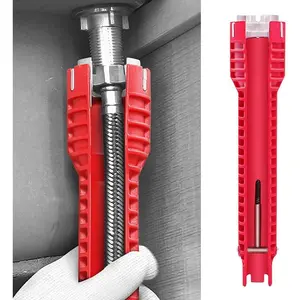 8 in 1 Multifunctional Sink Bathroom Wrench - Heavy Duty Plumbing Installation Tool for Sink Repair, Faucet, Washing Basin, Corner Valve High Quality Hardware