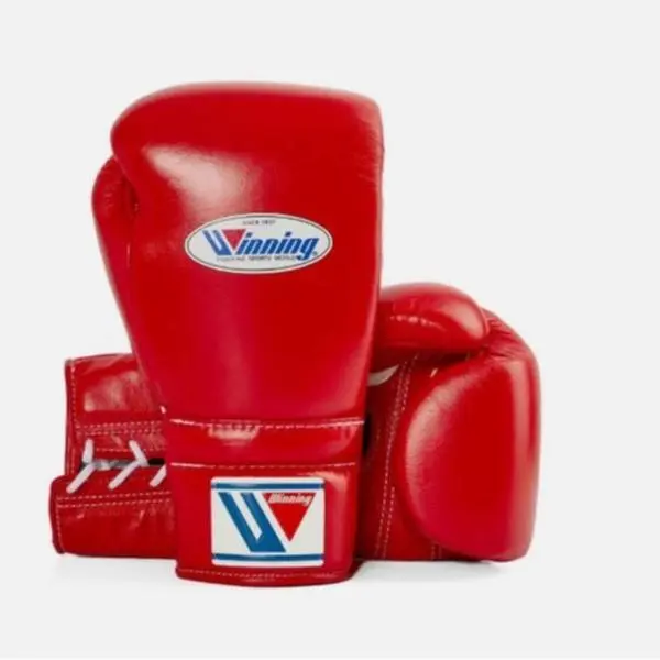 Winning Red Boxing Gloves 16oz  Made From Cowhide Leather Same Day Shipping