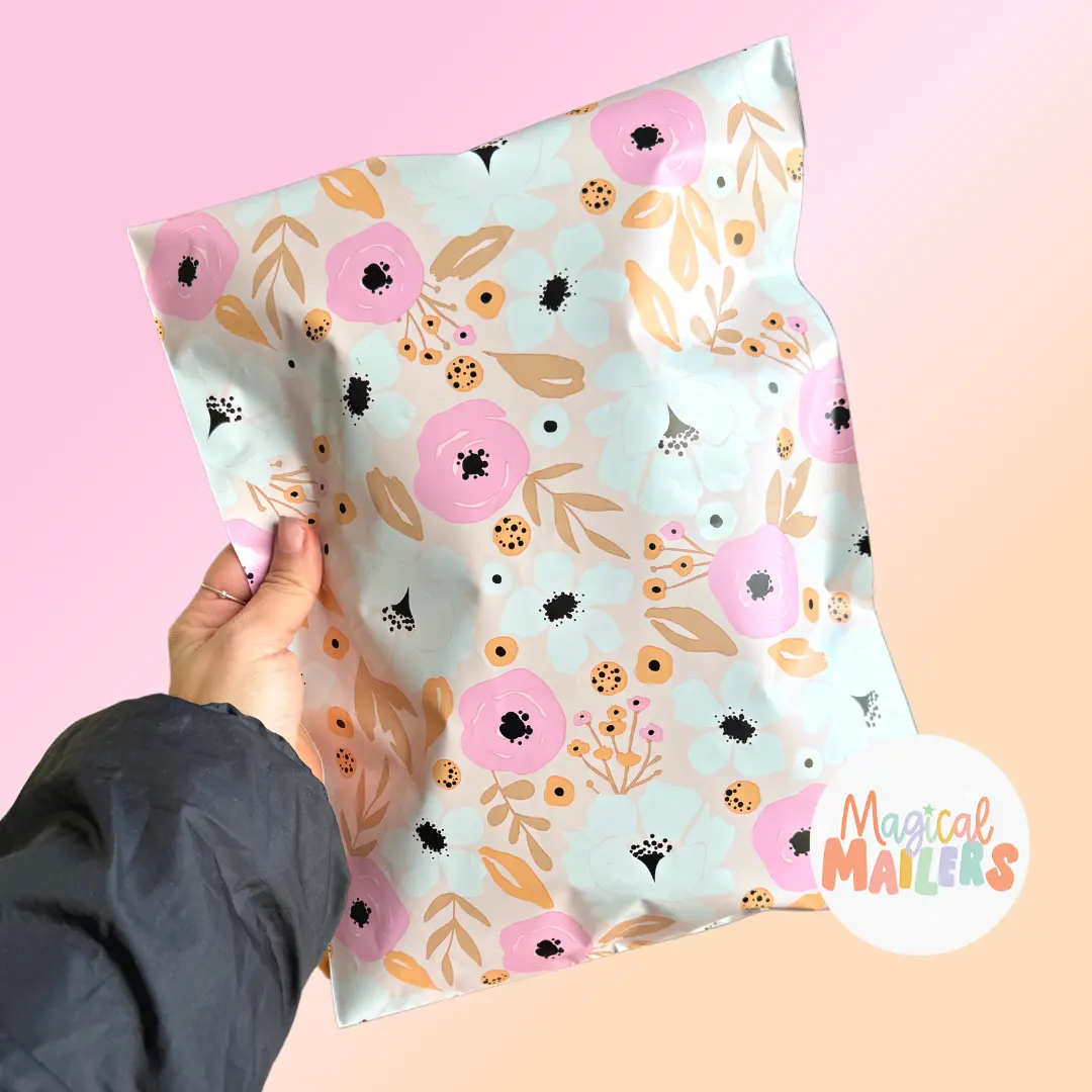 Flirty Floral Poly Mailer Flirty Floral Poly Mailer