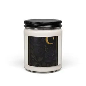 Midnight Romance Cinnamon Vanilla Soy Candle, Romantic Gift Candle, Date Ni...