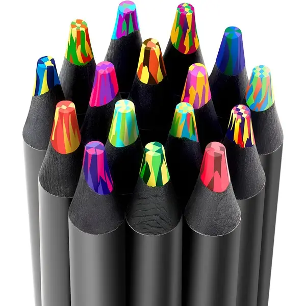 Art Supplies, 16 Rainbow Colored Pencils, Classroom Back to School Supplies for Kids, Drawing Pencils for Kids Adults, Teen Girl Valentines Day Gifts, Easter Basket Stuffers Party Favors