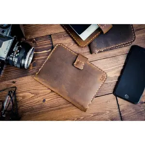 Personalized Leather Pocket Journal, Mini Notebook, Refillable Journal, Fields Notes Cover with Pen Holder, Travel Wallet, Passport Cover