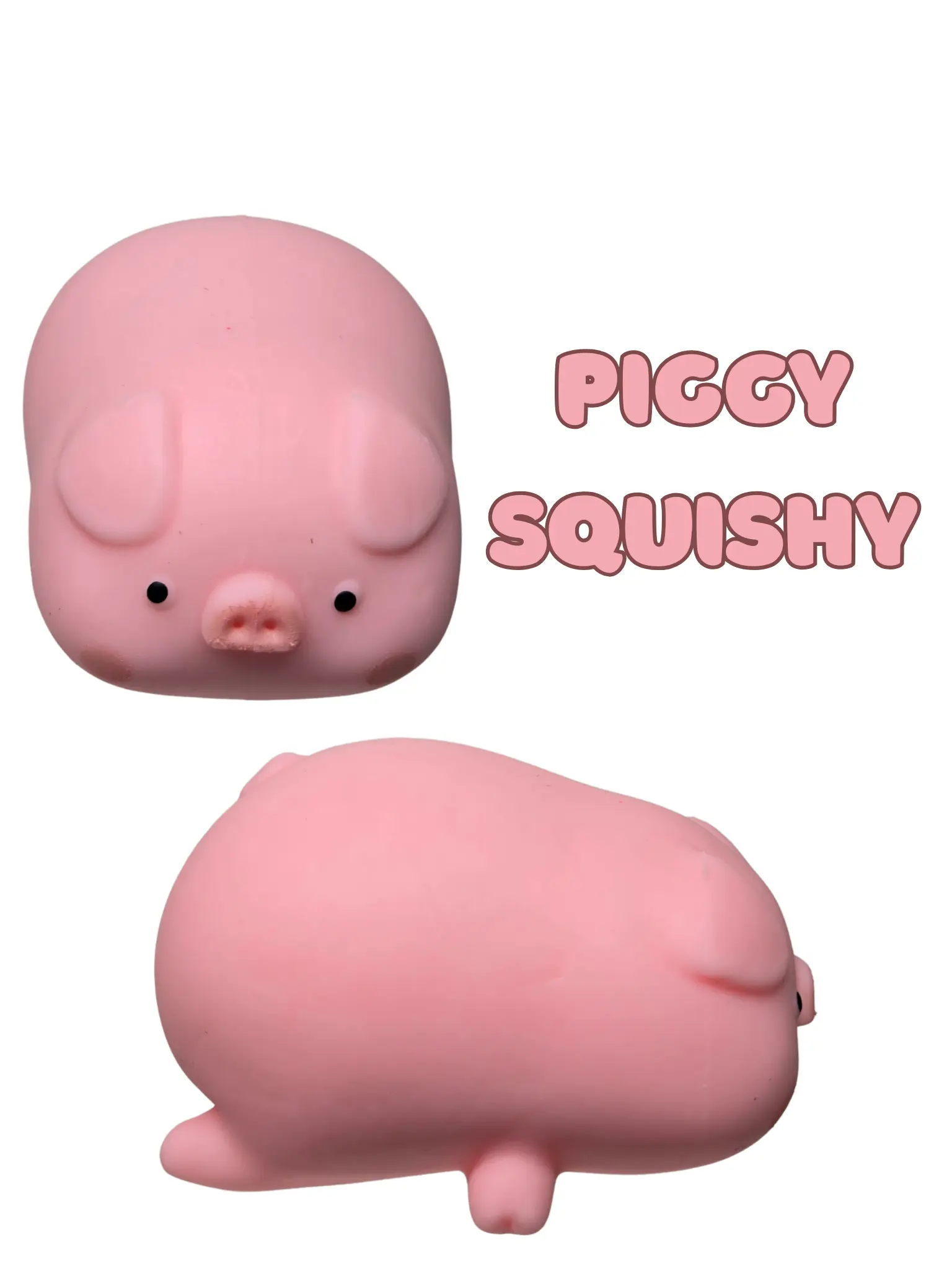 PIG Squishy Soft Stress Relief Fidget Toy Pink Piggy