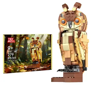 Animal Toy Building Set - Owl Bird Model Kit for Adults & Kids 9+ - Creative Animal Figures Collection Series Building Kit - Birthday Gifts for Boys & Girls