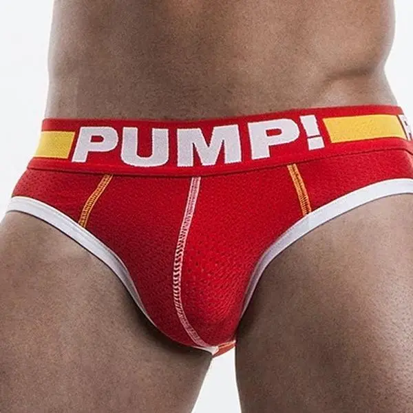 Pump! Mesh briefs for easy, breezy comfort.  Comfortable Sexy Underwear