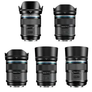 SIRUI Sniper 16mm/23mm/33mm/56mm/75mm Autofocus Lens, F1.2 APS-C Camera Lens for E/X/Z Mount Cameras, Black/Silver/White