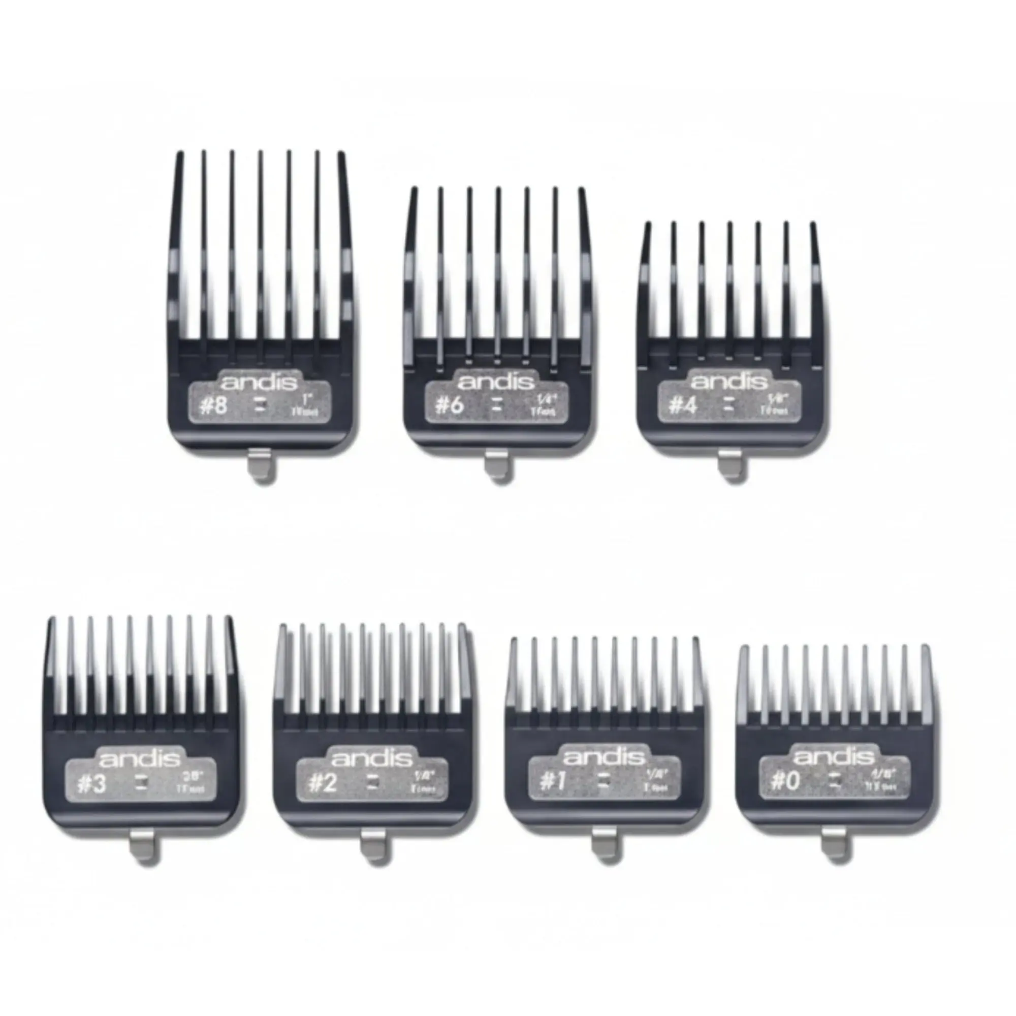 Andis Master Premium Metal Clip Comb Set #33645