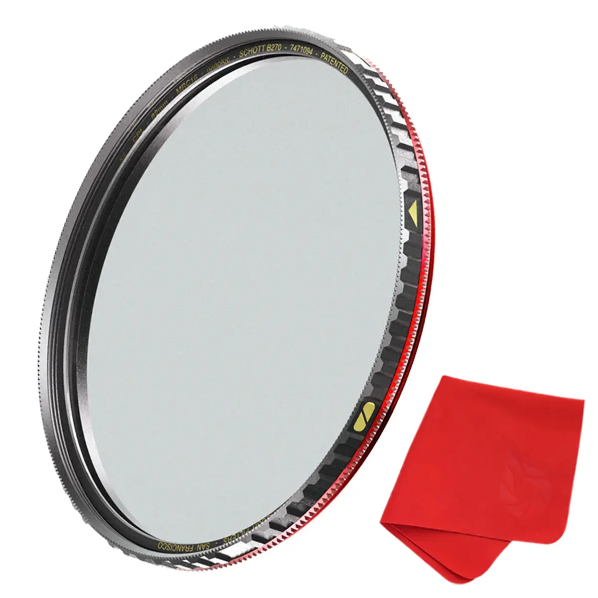 Breakthrough Photography 82mm X4 Circular Polarizer Lens Filter for Cameras, Durable Camera Accessory with MRC16 Layer & Nanotec Coating Layers