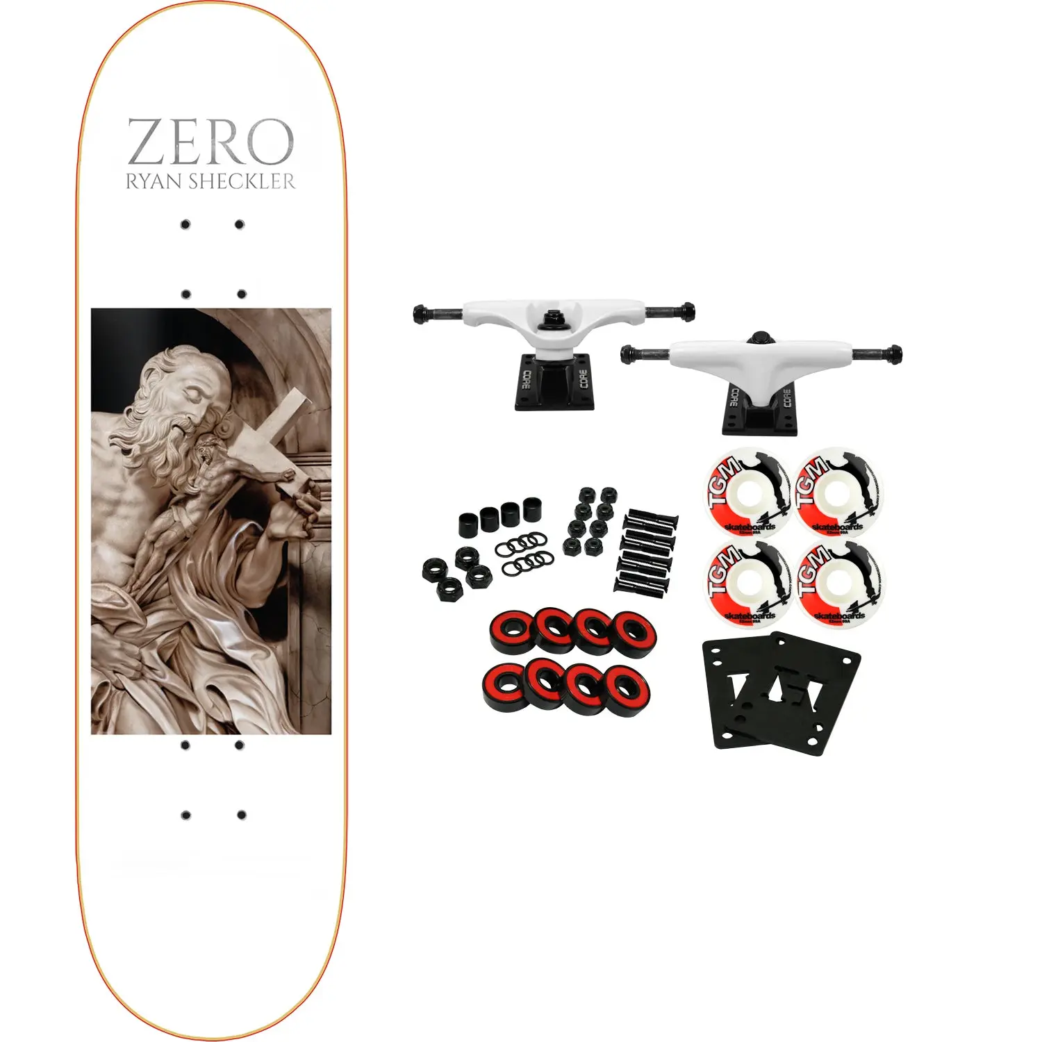 Zero Skateboard Complete Ryan Sheckler Beloved Christ 8.25" x 31.9"
