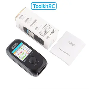 ToolkitRC M4 Pocket 80W 5A 1-4S Balance Charger, Portable Mini RC LiPo Battery Charger Discharger with USB-C PD Fast Charge, Built-in XT30/XT60 for FPV Drone Car Boat