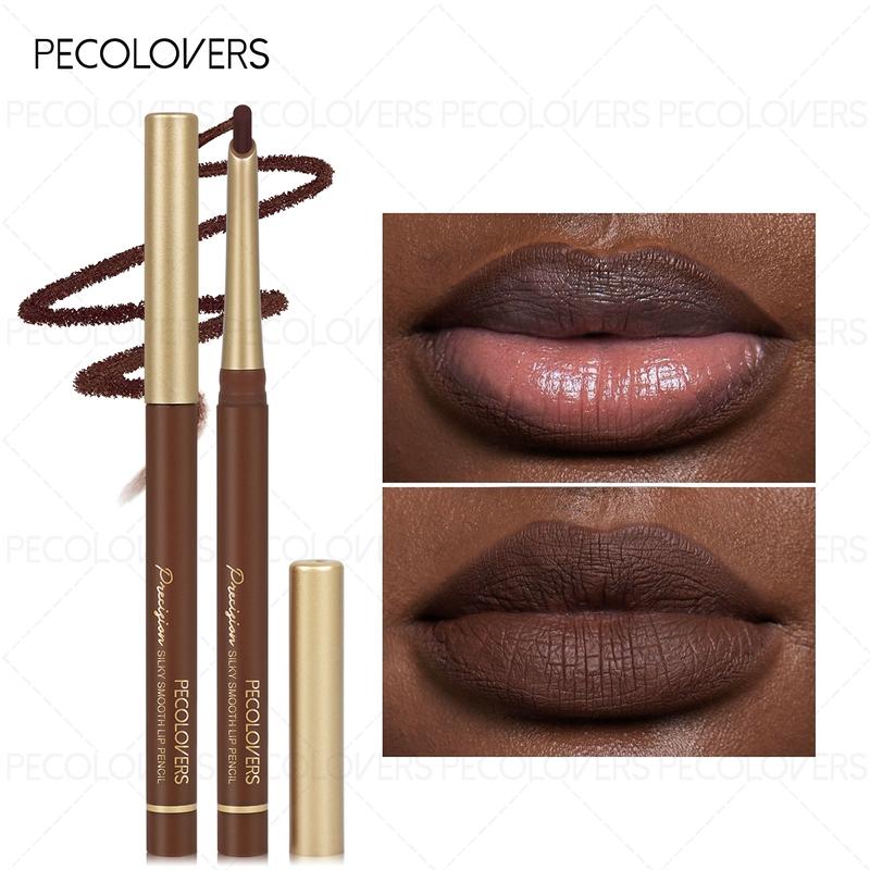 1pc Long-Lasting Lipstick, Lip Liner Pencil and Matte Brown Lip Gloss for Women, Valentine's Day Gifts Mother's Day Gift, Cosmetic Lip Liner