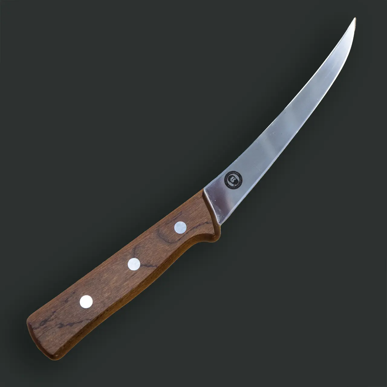 Victorinox 6" Rosewood Handle Boning Knife w/ Logo