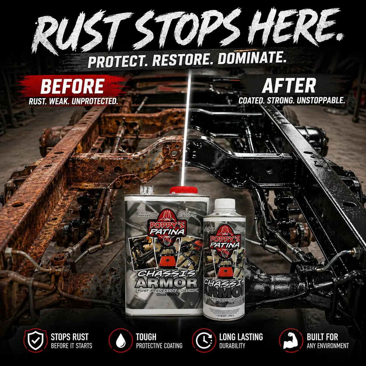 Stop Rust & Protect Your Frame – Heavy Duty Chassis Armor Coating Kit