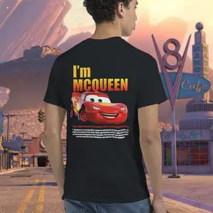 Cotton T-Shirt, Hoodie, Sweatshirt I'm McQueen Car Size S-3XL
