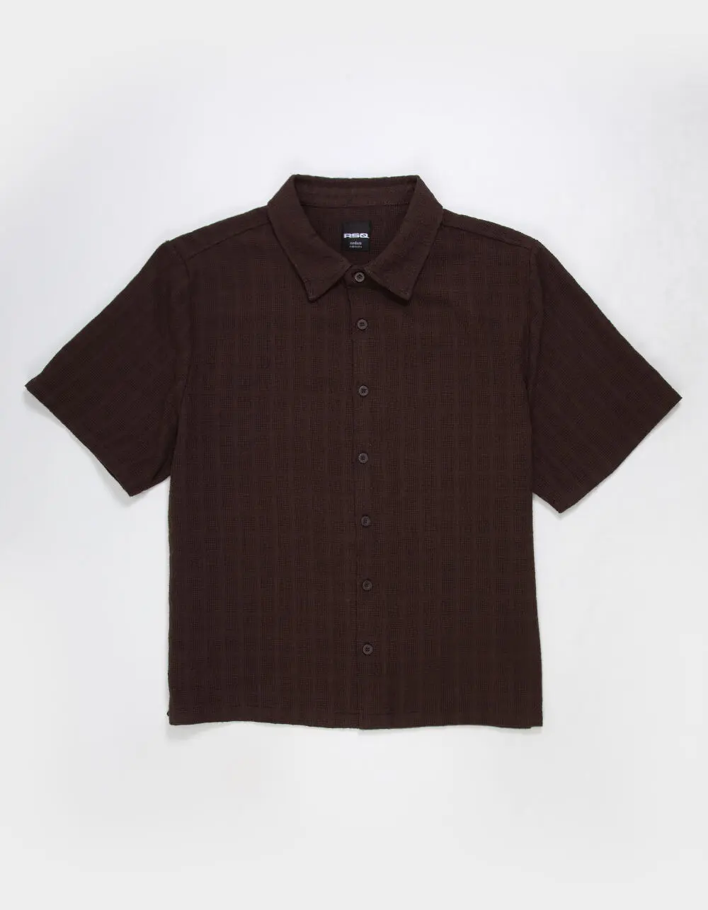 RSQ Mens Textured Button Up Shirt