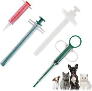 4Pcs Cat Pill Shooter Plunger Popper for Small Pet Cat Dog Soft Tip Tablet Syringe Pusher Pill Gun Dispenser Pet Medicine Feeder Piller Popper Medical Feeding Tool Accessories for Animals tchrules