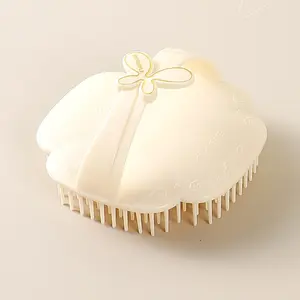 Hair Scalp Exfoliator & Dandruff Cleaning Brush, Flexible Scalp Massager for Shampoo, Ideal for Home, Office, Travel & Pets | Massage Comb| handle curl hair brush Stainless Steel Durable Lightweight Strengthening Roots wavy thermal curl defining brush