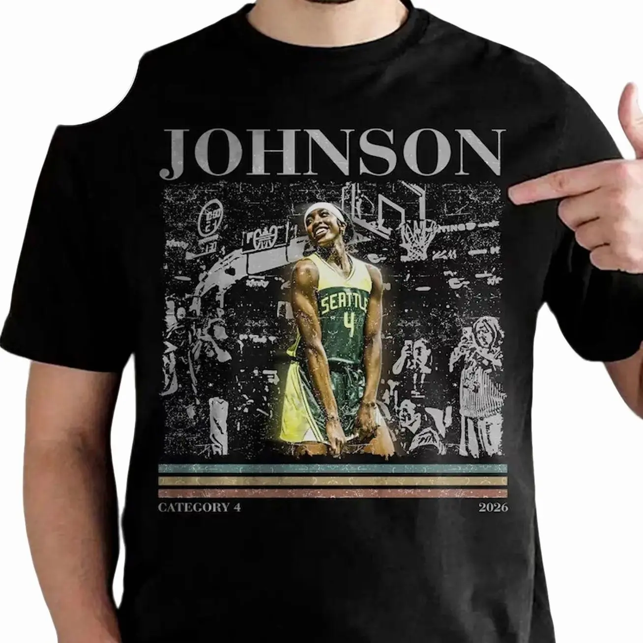 Flau'jae Johnson Category 4 Basketball Vintage Shirt, Cotton