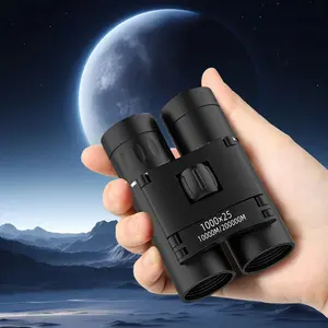 High Definition Powerful Binoculars, Long Distance Folding Mini Telescope, Fully Coated Optical Lenses, Ideal for Sports, Outdoor Camping, Travel