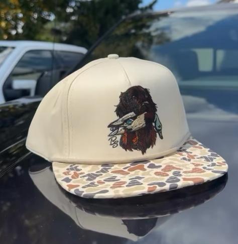 Duck Hunting Dog Hat, Flying Duck Camo Hat, Southern Fetch Deer Antler Hat, Pointer Dog Hunting Hat, Deer Skull Antlers Hat, Camo Trucker Snapback, Outdoor Hunting Cap, Deer Hunting Hat, Duck Hunting Cap