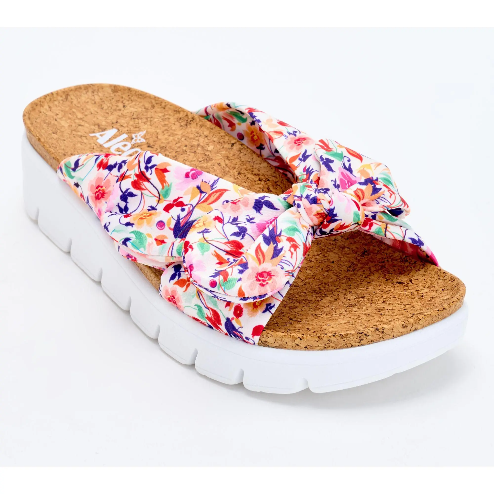 Alegria Adjustable Slide Sandals - Poppy