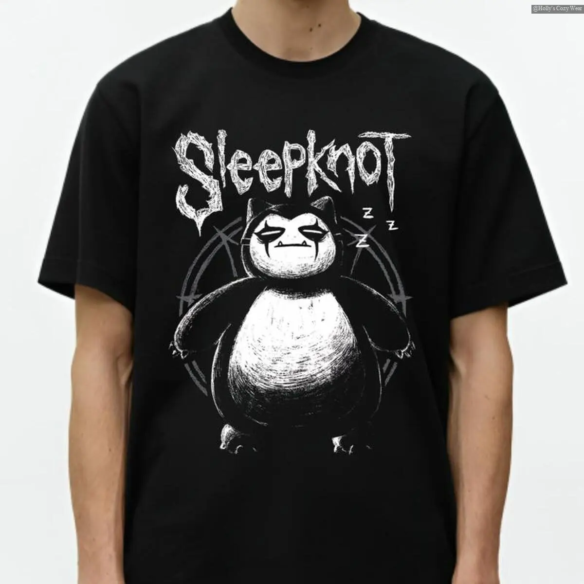 Pocket Monsters Anime T-shirt , Snorlax Sleepknot Graphic Tee, Anime & Manga Gifts Future is Bright