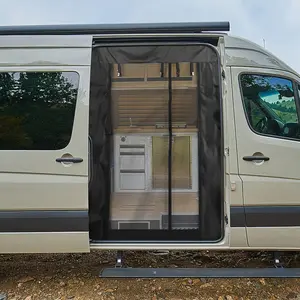 Insect Screen Mosquito/Fly Screens Net for Mercedes Benz for Sprinter & for Ford Transit MK8 High Roof Van RV Screens, RV Curtains