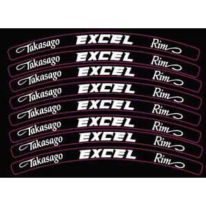 Excel Rim Decals