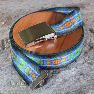 Bliss Belt  Patterned Web Belt