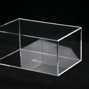 Acrylic Display Case For Toy Collectibles/ Memorabilia 15.5Lx10Wx7.5H BP820 Black
